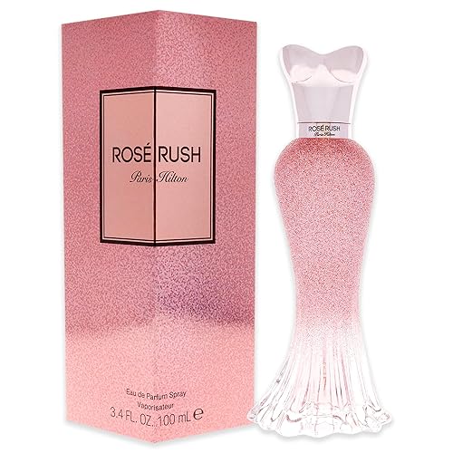 Paris Hilton Rose Rush Eau de Parfum Spray Perfume for Women | Floral and Fruity Fragrance | Notes of Papaya, Peony, Cedar, and White Musk | Feminine Beauty & Personal Care Paris Hilton