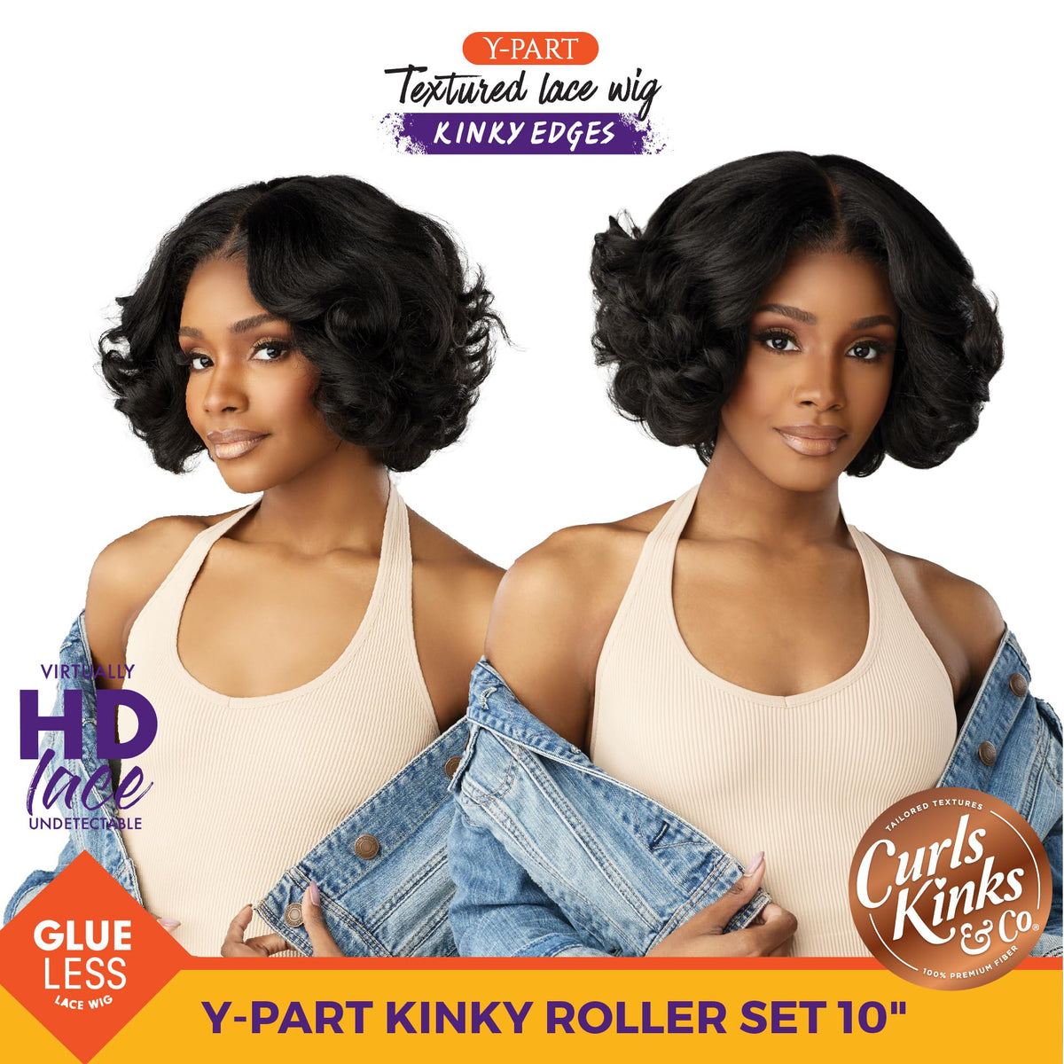 Sensationnel CKCO Kinkyedges Wig-Kinky Roller Set 10 Inch, HL280/51