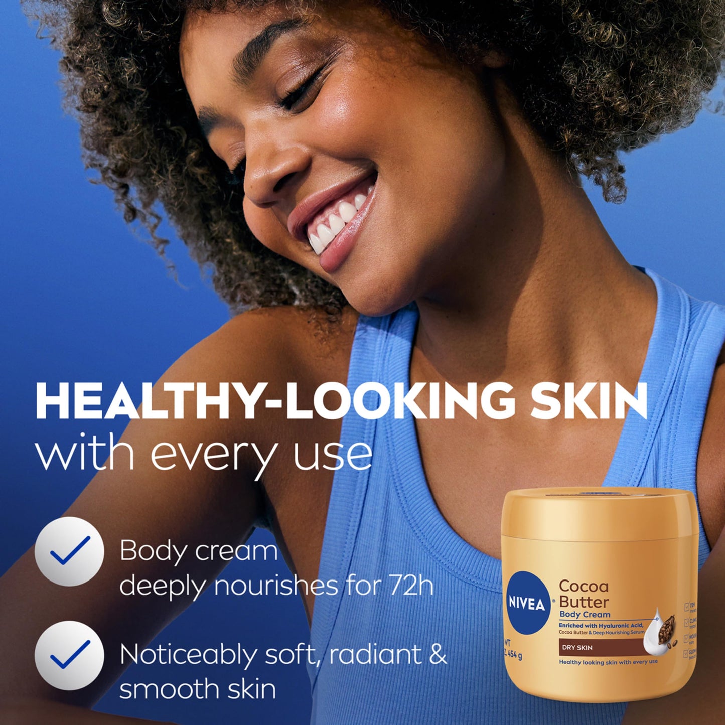 NIVEA Cocoa Butter Body Cream with Deep Nourishing Serum, Cocoa Butter Cream for Dry Skin, 16 Ounce Jar Beauty & Personal Care NIVEA