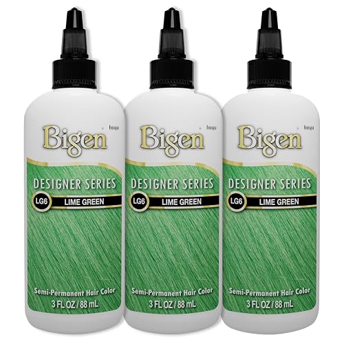 Bigen LG6 Lime Green Designer Series Semi-Permanent Hair Color (pack of 3) Beauty & Personal Care Bigen