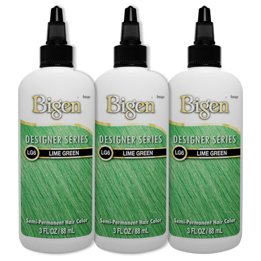 Bigen LG6 Lime Green Designer Series Semi-Permanent Hair Color (pack of 3) Beauty & Personal Care Bigen