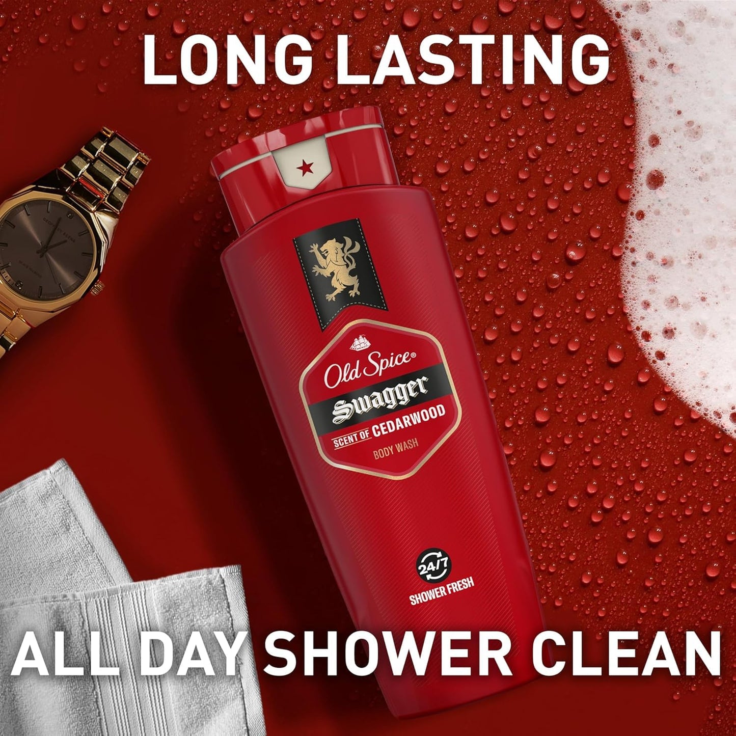 Old Spice Red Zone Body Wash Swagger 16 oz (Pack of 2) Beauty & Personal Care Old Spice