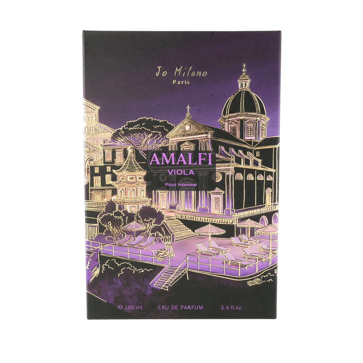 Jo Milano Paris AMALFI VIOLA for MEN Eau de Parfum Spray, 3.4fl Ounce 100ml (Men)
