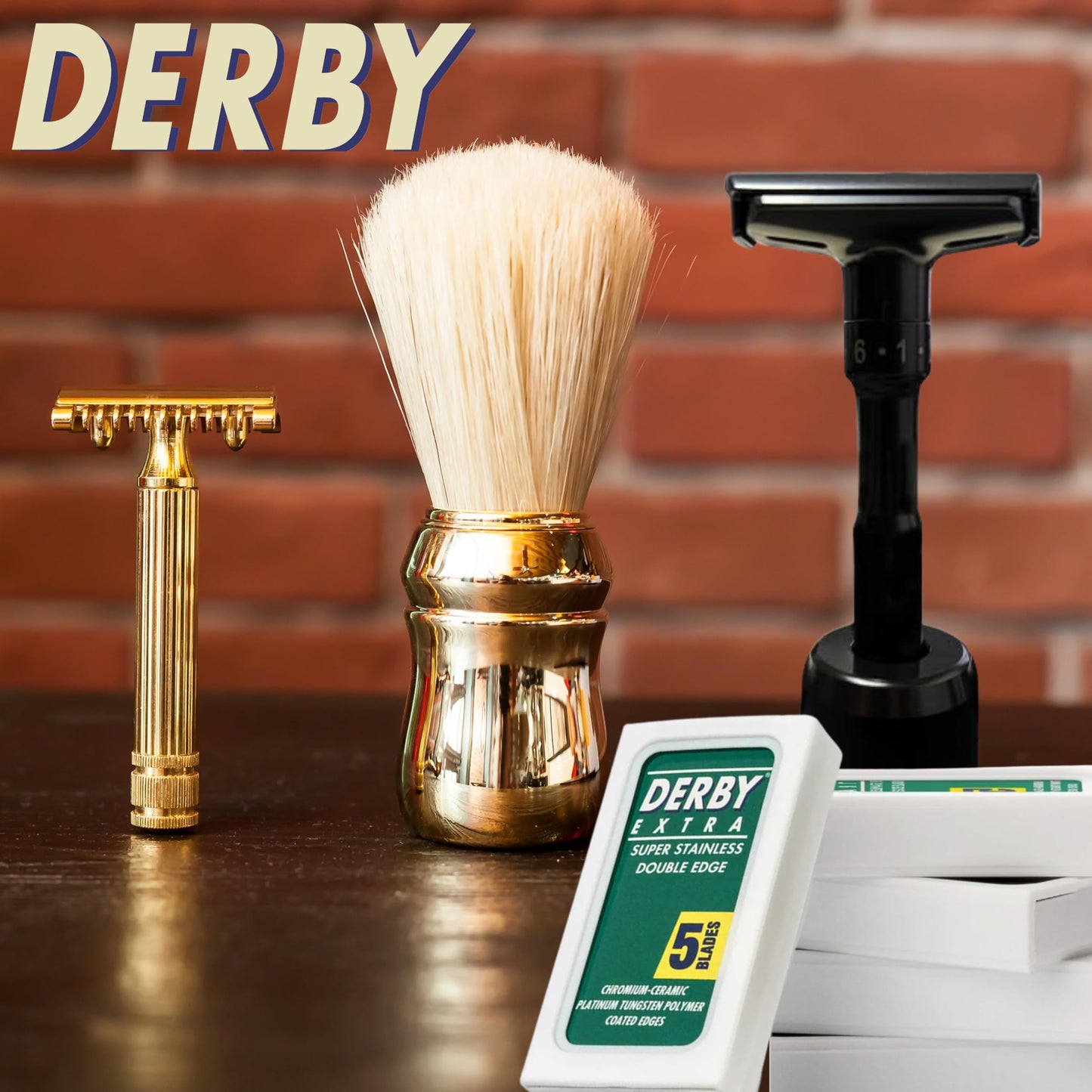 500 "Derby Extra Professional" Double Edge Razor Blades for straight razor (500) Beauty and Personal Care the shave factory