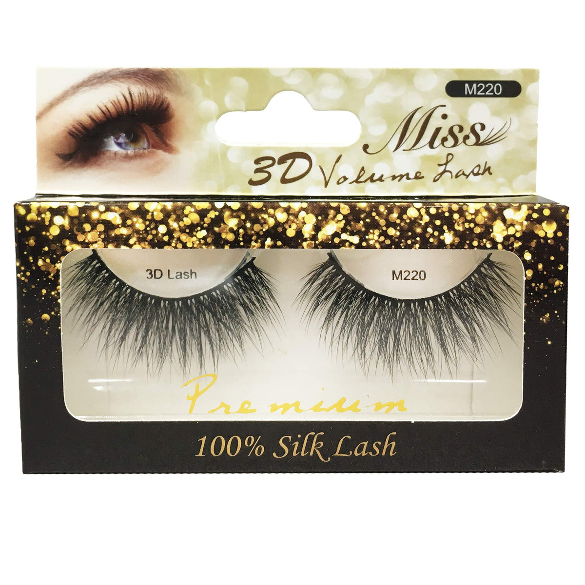 [4 PACKS] Miss Lashes 3D Volume Tapered False Eyelash Extension