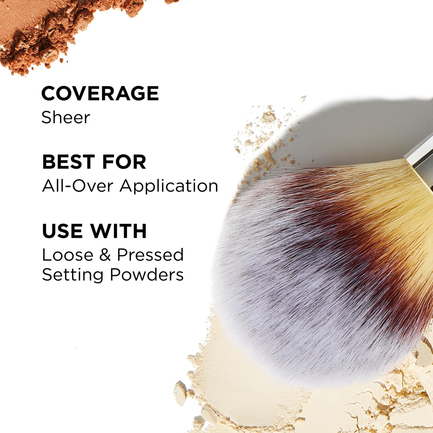 IT Cosmetics Heavenly Luxe Wand Ball Powder Brush #8 - For Face Powder Foundation - Poreless, Flawless Application - Soft Bristles Beauty & Personal Care IT Cosmetics