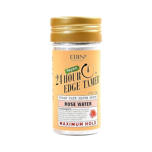 EBIN NEW YORK 24 Hour Edge Tamer Vegan Hair Sleek Stick Rose Water Maximum Hold Beauty & Personal Care EBIN NEW YORK