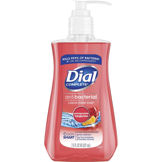 Dial 02795CT Antimicrobial Liquid Soap, 7 1/2 Oz Pump Bottle, Pomegranate & Tangerine (Case of 12) Beauty & Personal Care Dial