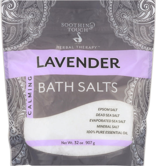 Soothing Touch Lavender Bath Salts Pouch, 32 oz Beauty and Personal Care Soothing Touch