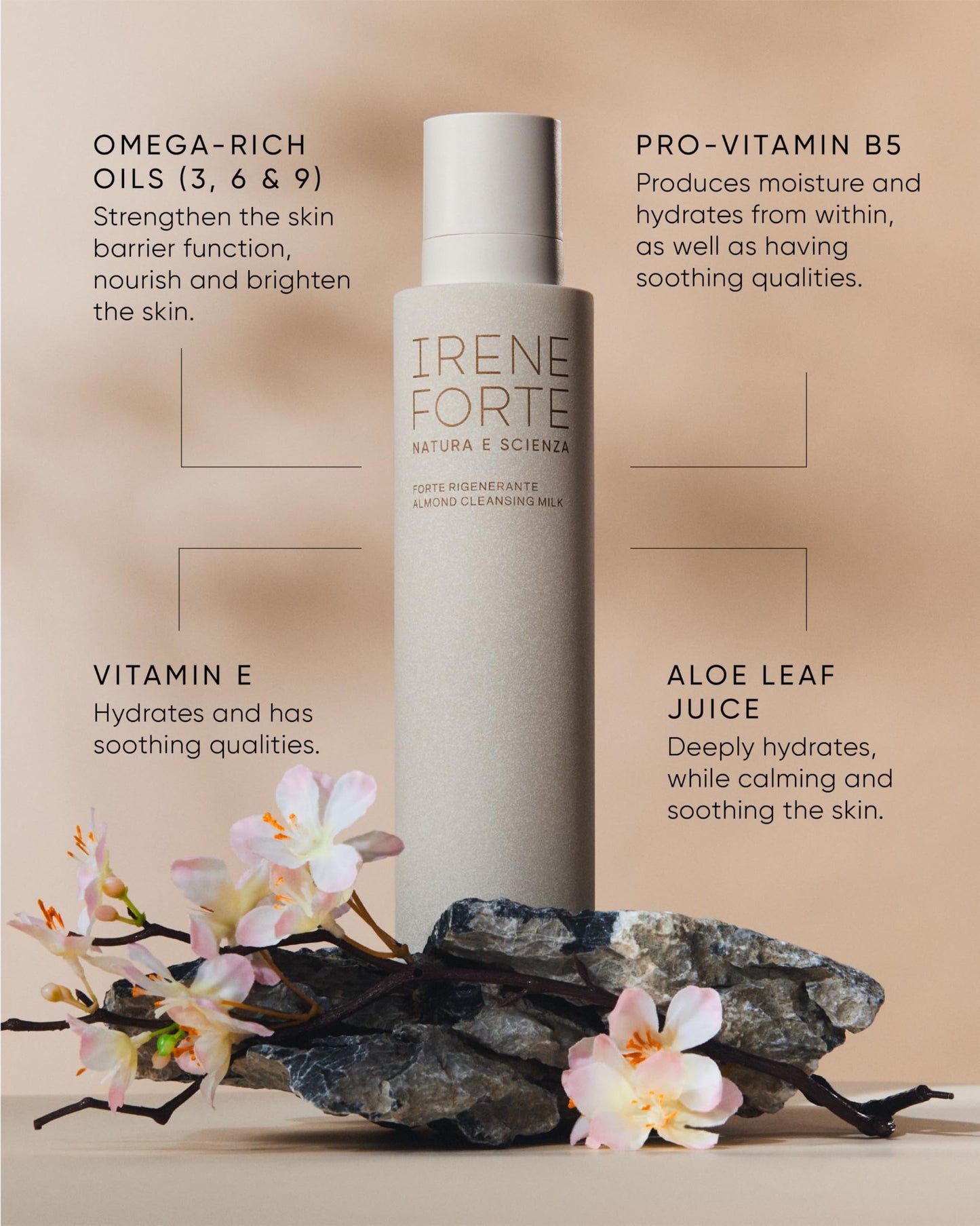 Almond Cleansing Milk Beauty & Personal Care Irene Forte
