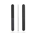 Professional Quality Nail File, Black 4 Way, White Center (100-180/240-600) 12 Pack Beauty & Personal Care Iridesi