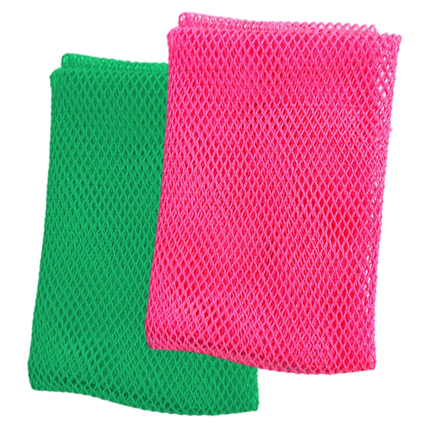 Xoeryoy 2Pcs African Net Sponge 12x30 Labor-Saving Long Widen African Net Cloth Portable Mesh Foldable Exfoliating Washcloth for Men and Women Beauty and Personal Care Xoeryoy