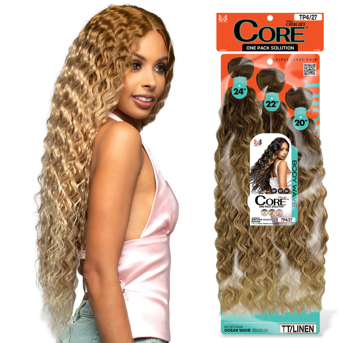 BOBBI BOSS Miss Origin CORE Synthetic Weave Multi Bundle OCEAN WAVE (20, 22, 24 inch) (TP1B/30)
