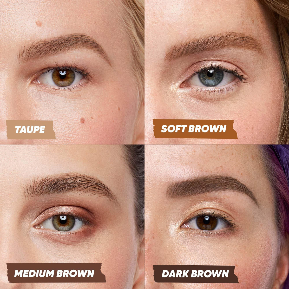 Kosas Brow Pop Nano Ultra-Fine 1mm Eyebrow Pencil with Spoolie, Taupe