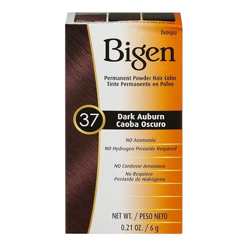 Bigen Permanent Powder Hair Color 37 Dark, Auburn, 0.21 Ounce Beauty & Personal Care Bigen
