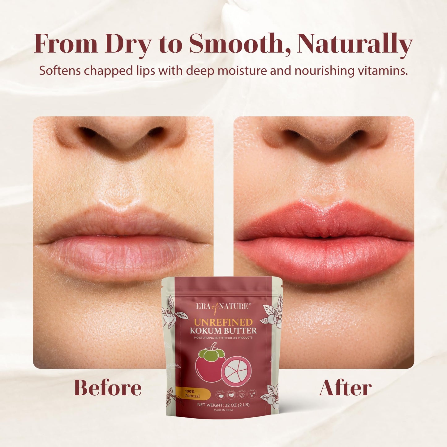 era of nature Organic Unrefined Raw MANGO BUTTER BLOCK Bulk, Skin Moisturizing, Use Alone or in DIY Body Butters, Soaps, Lotions and lip balm - 50lb Beauty and Personal Care era of nature