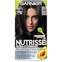 Garnier Nutrisse Ultra Coverage Hair Color, Deep Soft Black Hair Dye (Black Sesame) 200, Pack of 1 Beauty & Personal Care Garnier