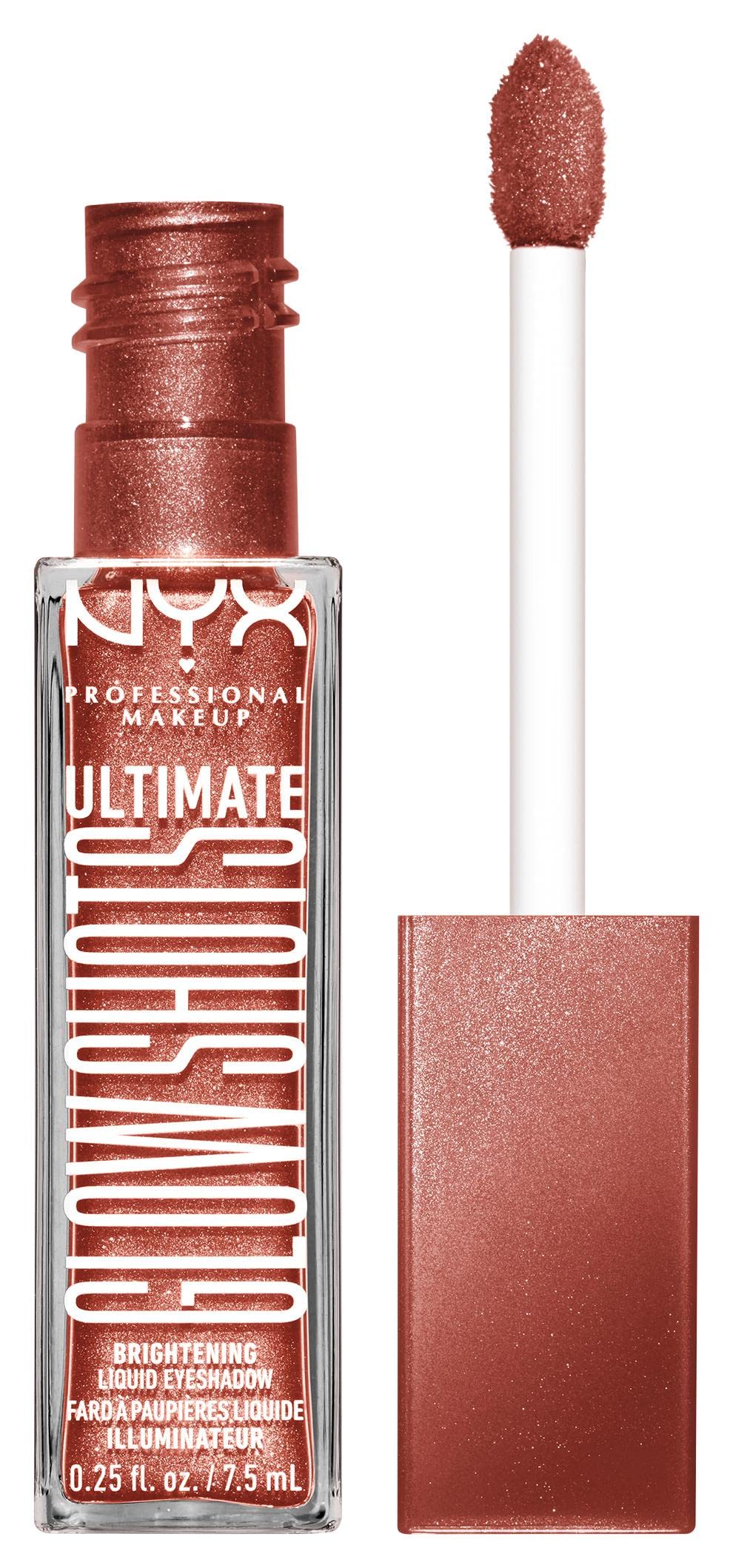 NYX PROFESSIONAL MAKEUP Ultimate Glow Shots, Liquid Eyeshadow, Long-Lasting Shimmer Eye Shadow with Vitamin C - Mango Moment Beauty & Personal Care NYX PROFESSIONAL MAKEUP