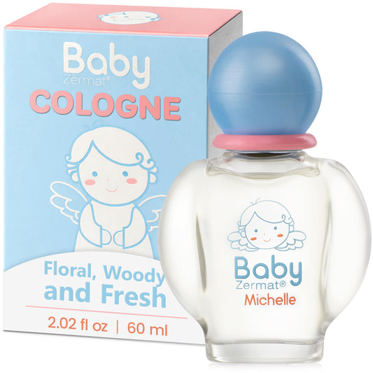 Zermat Baby Michelle | Baby Cologne Unisex Perfume | Paraben-Free & Hypoallergenic Gentle Formula | Long-Lasting Soft Floral Scents with Violets, Beauty & Personal Care Zermat