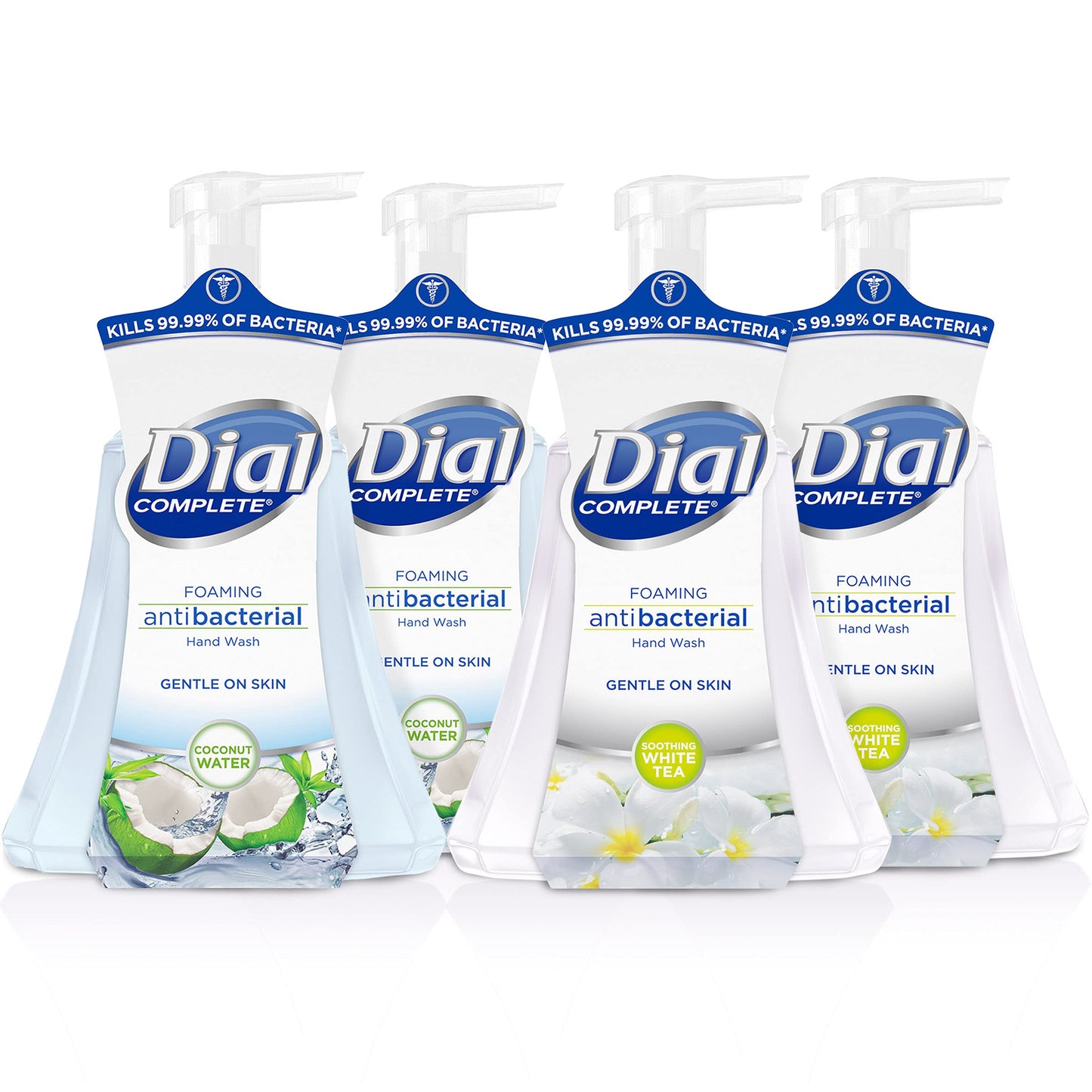 Dial Complete Antibacterial Foaming Hand Wash, Coconut Water/Soothing White Tea, 15 fl oz (Pack of 4) Beauty & Personal Care Dial