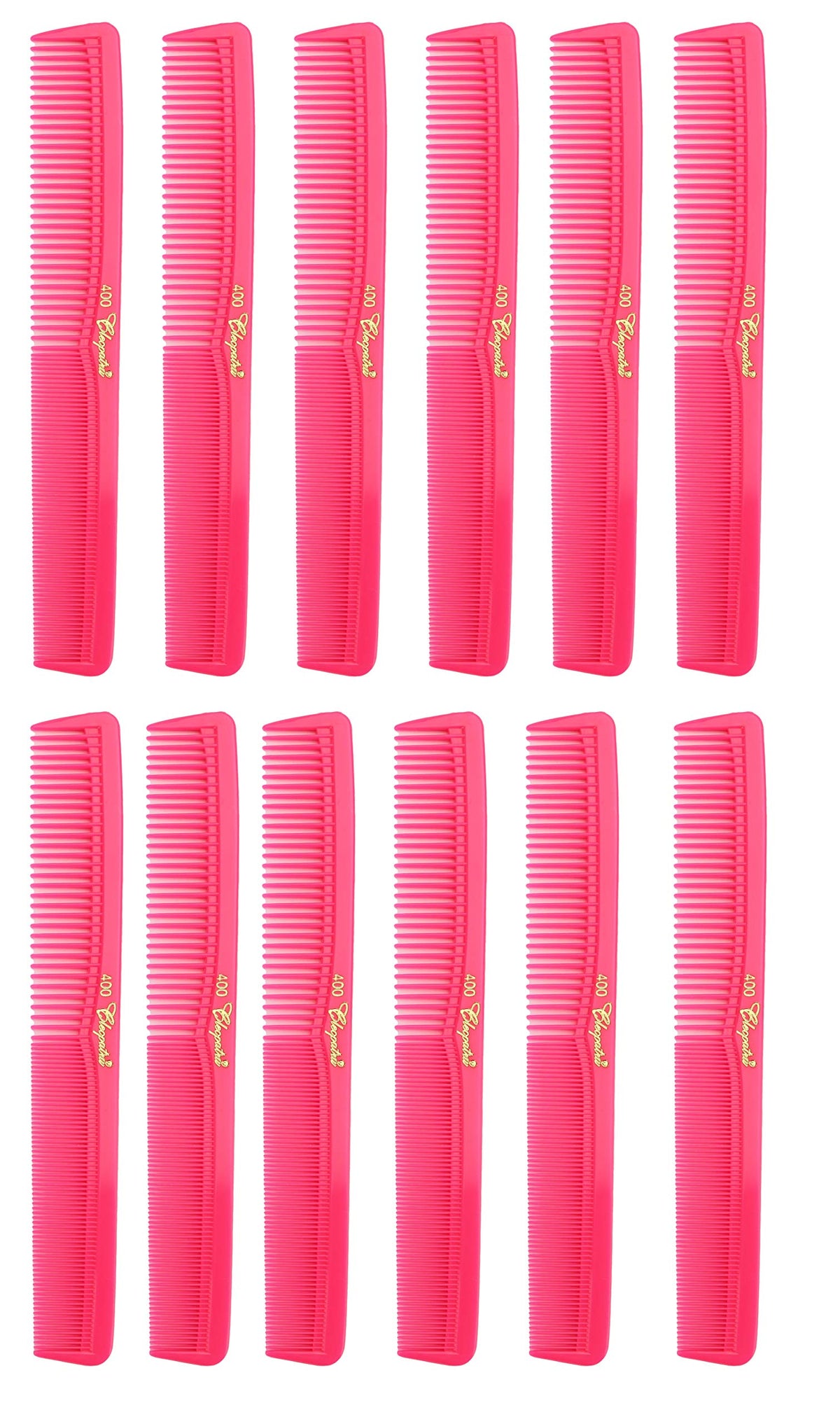 7 inch All Purpose Hair Comb. Hair Cutting Combs. Barber’s & Hairstylist Combs. Neon Pink 1 DZ