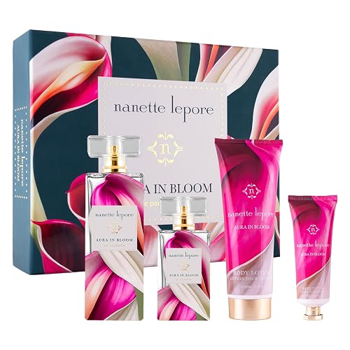 Aura in the Bloom 4 pc. Eau de Parfum Gift for Her, 3.4 fl. oz., by Nanette Lepore Beauty & Personal Care Nanette Lepore