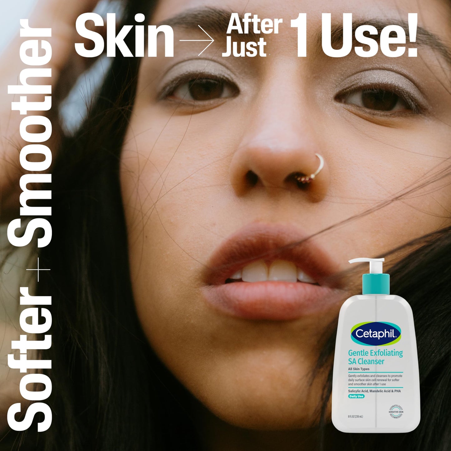Cetaphil SA Gentle Exfoliating Face Wash, Salicylic Acid Cleanser, 8 fl oz Beauty and Personal Care Cetaphil