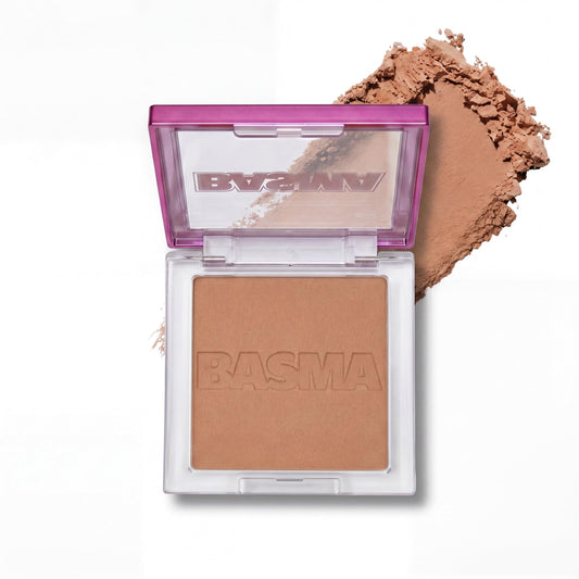 BASMA Beauty Buttery-Soft Powder Bronzer for Face, Talc-Free, Soft Matte, Buildable Coverage, Natural Warmth, Vegan & Cruelty-Free, Blends Easily Beauty & Personal Care BASMA