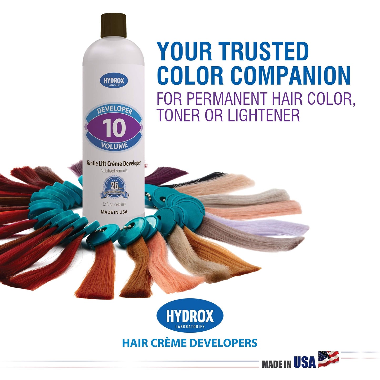 Hydrox 10-Volume Creme Developer Gentle Lift, 32 Ounce (single) Beauty & Personal Care Hydrox
