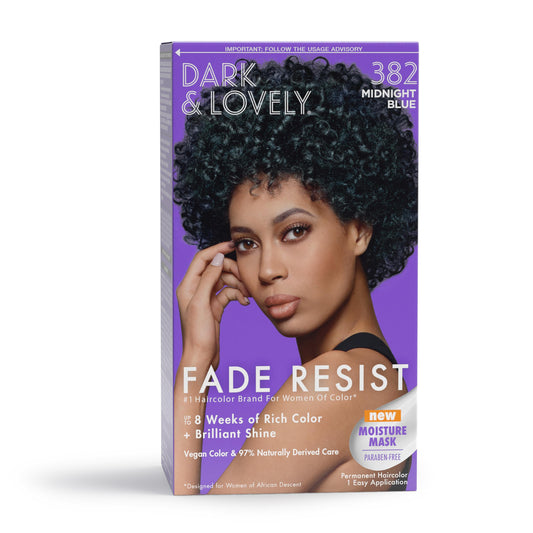 SoftSheen-Carson Dark and Lovely Fade Resist Rich Conditioning Color, Midnight Blue 382 Beauty & Personal Care SoftSheen