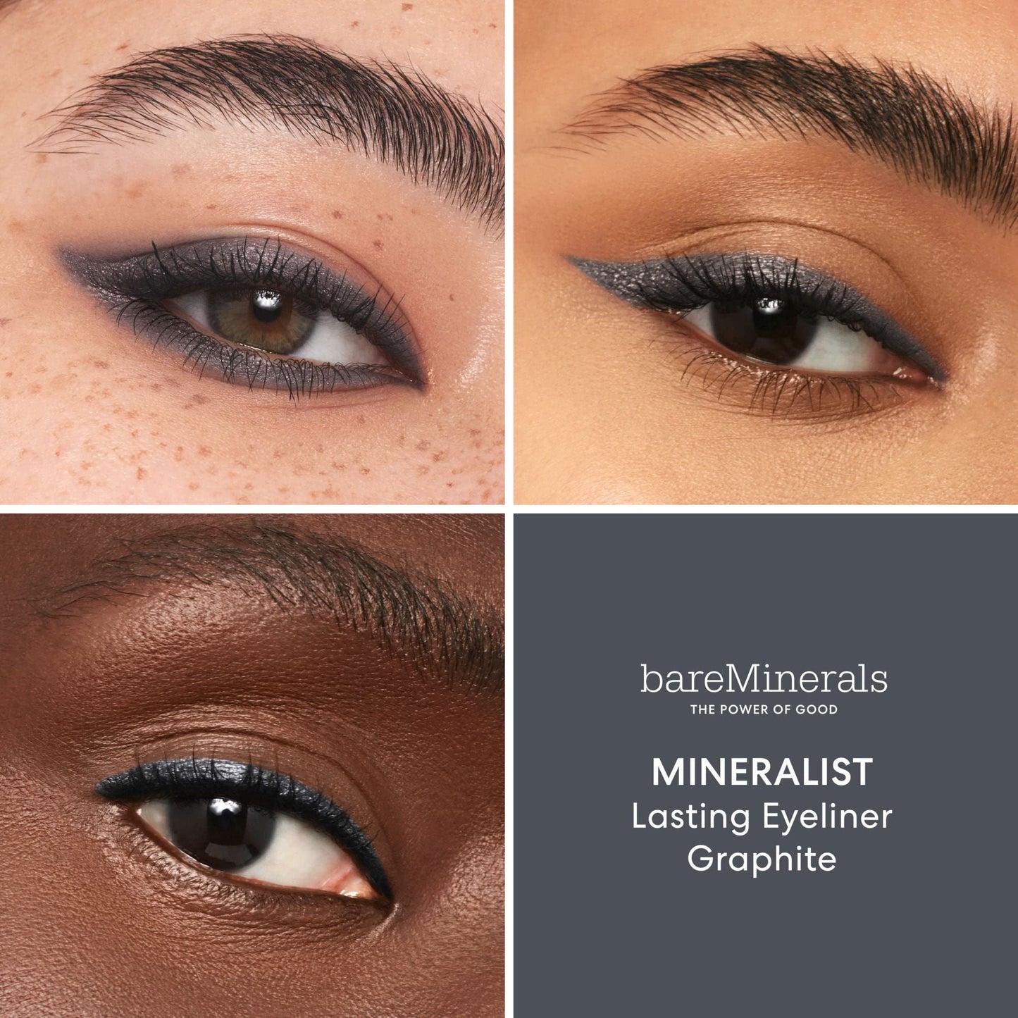bareMinerals Mineralist Lasting Eyeliner, Graphite, Vegan, Cruelty-Free & Dermatologist-Tested Beauty & Personal Care bareMinerals