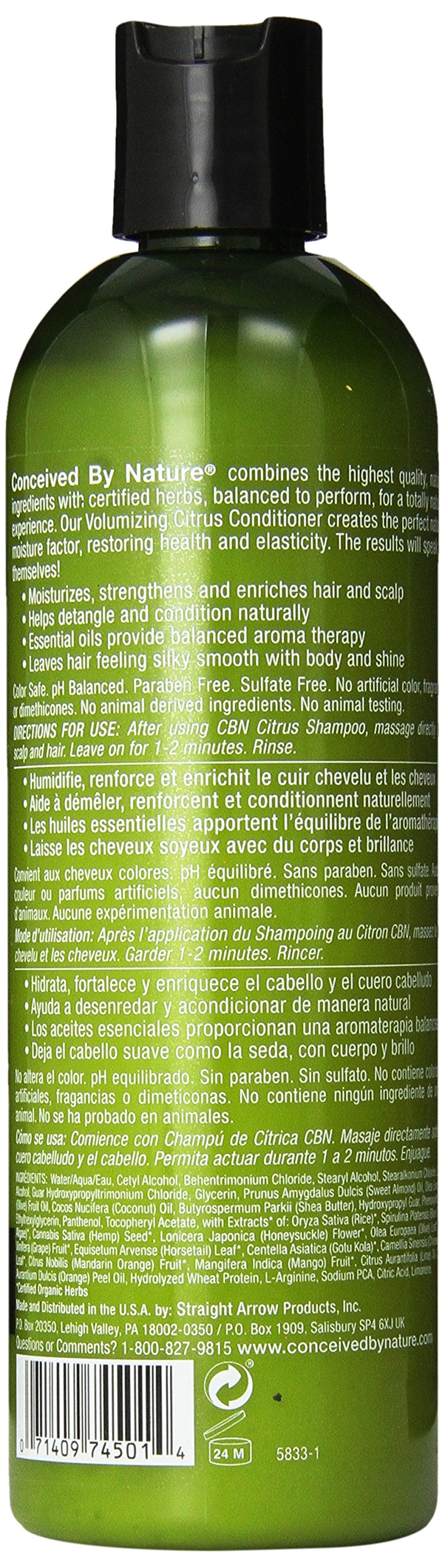 Conceived By Nature Conditioner - Citrus - 11.5 Oz, 11.5 Ounce