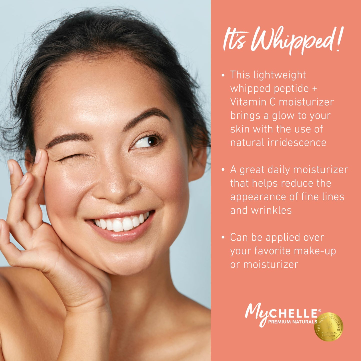 MYCHELLE Illuminating Peptide-Rich Whipped Moisturizer, 1.2 OZ Beauty & Personal Care MyChelle Dermaceuticals