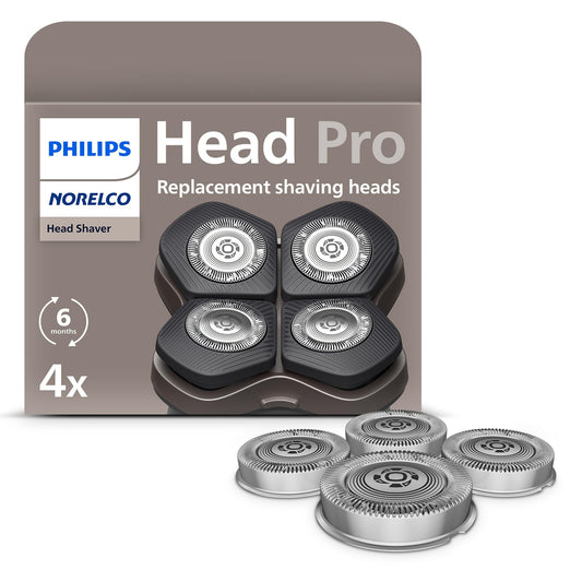 Philips Norelco Genuine Head Shaver Replacement Heads - Compatible with Philips Norelco Head Shaver Pro HS5980, HS7980 and HS9980, Self-sharpening Beauty and Personal Care Norelco