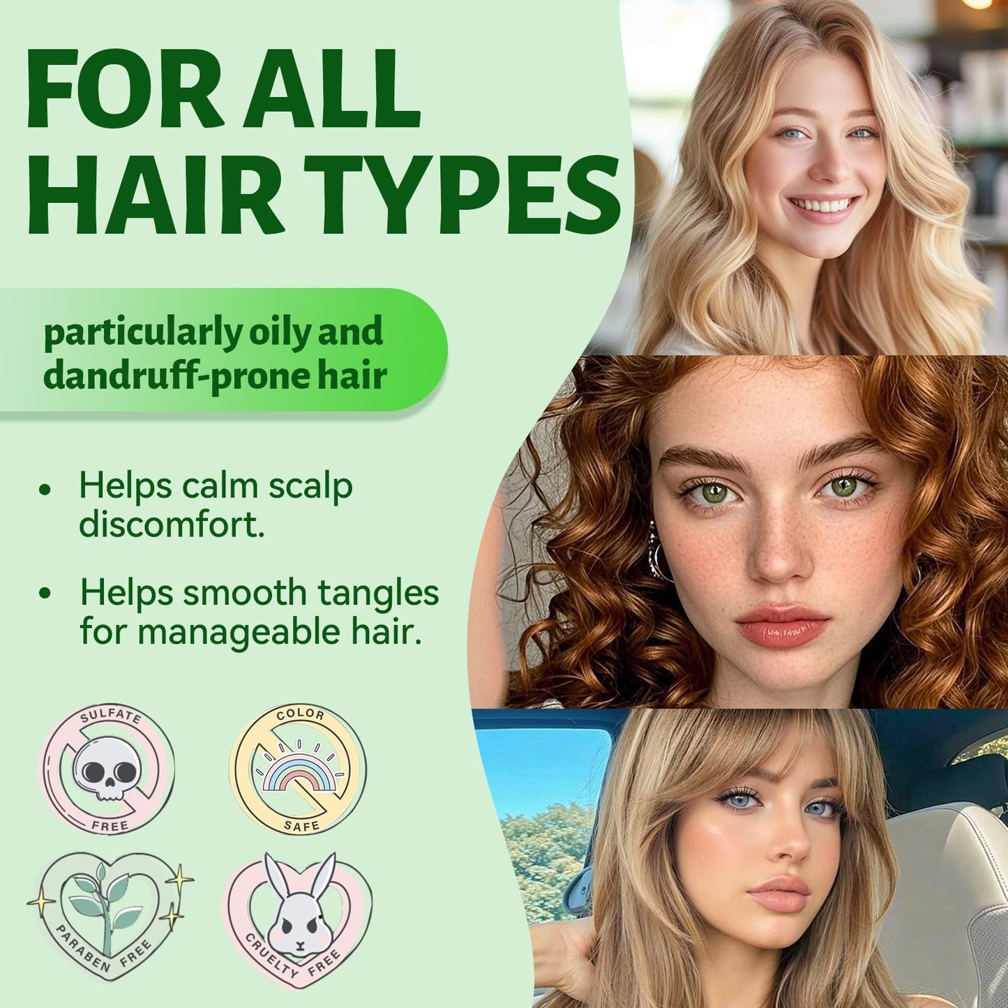 LUSETA Tea Tree Mint Shampoo and Conditioner for Hair Cleaning, Clarifying with Lavender, Tea Tree & Peppermint Oil, Soothe the Scalp, Fight Itchy Beauty & Personal Care L LUSETA
