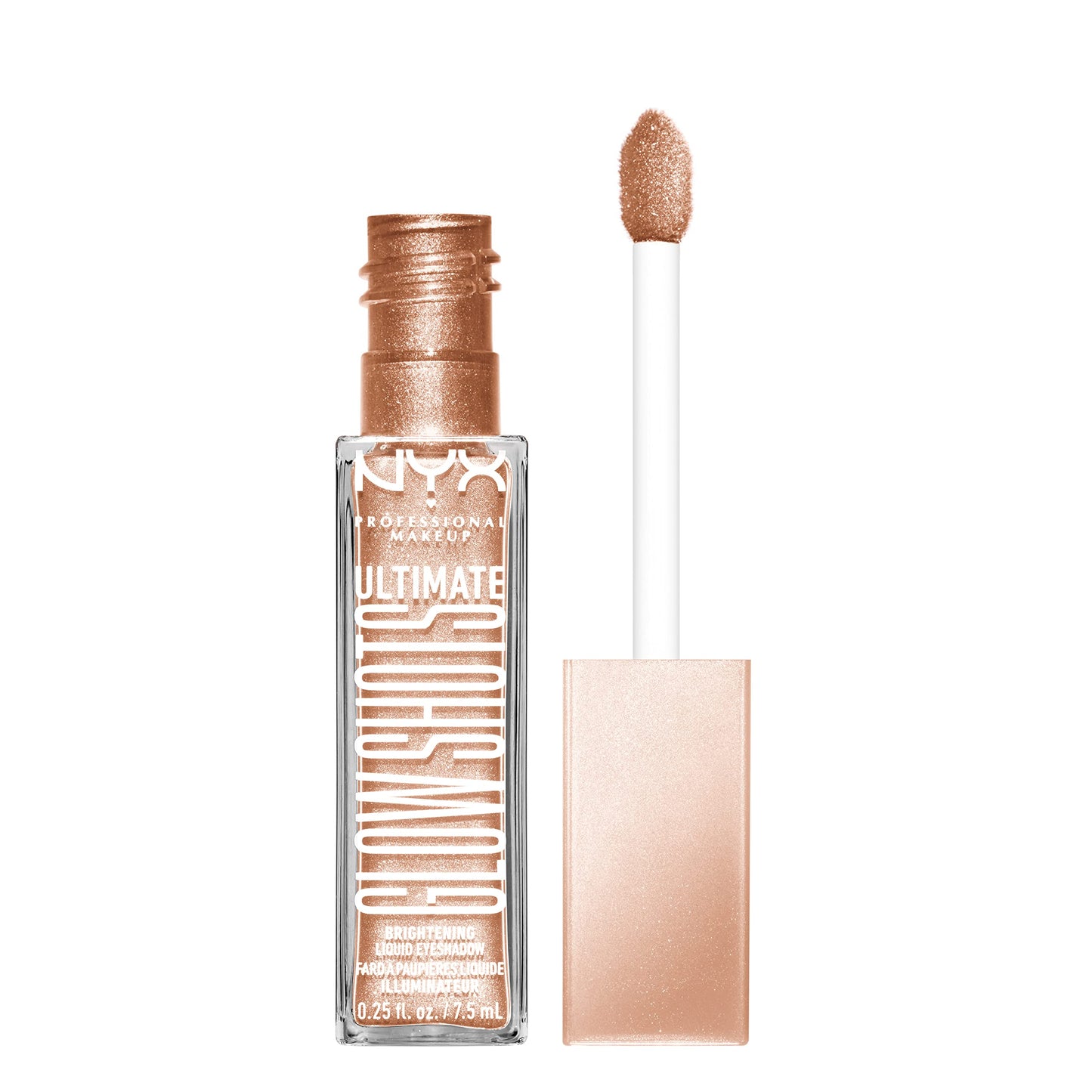 NYX PROFESSIONAL MAKEUP Ultimate Glow Shots, Liquid Eyeshadow, Long-Lasting Shimmer Eye Shadow with Vitamin C - Highkey Lychee Beauty & Personal Care NYX PROFESSIONAL MAKEUP
