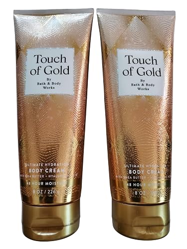 Bath & Body Works Touch of Gold Ultimate Hydration Body Cream 8 Ounces Pack of 2 Beauty & Personal Care Bath & Body Works