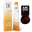 GK HAIR Global Keratin Professional Hair Color Cream Tube (3.4 Fl Oz/100ml) Nourishing & Cleansing Colors for Styling High Performance Long Lasting Beauty & Personal Care GK HAIR