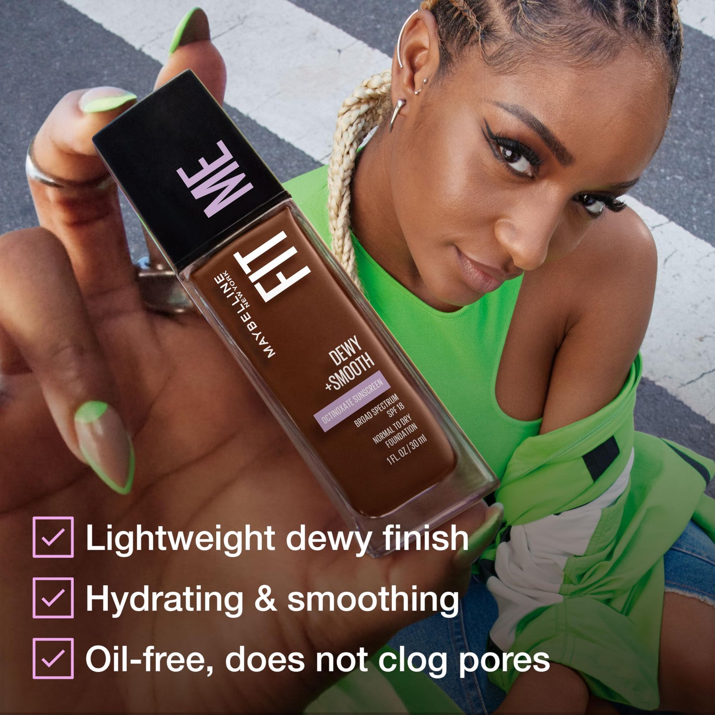 Maybelline Fit Me Dewy + Smooth Foundation, Buff Beige, 1 fl. oz. (Packaging May Vary) Beauty & Personal Care MAYBELLINE
