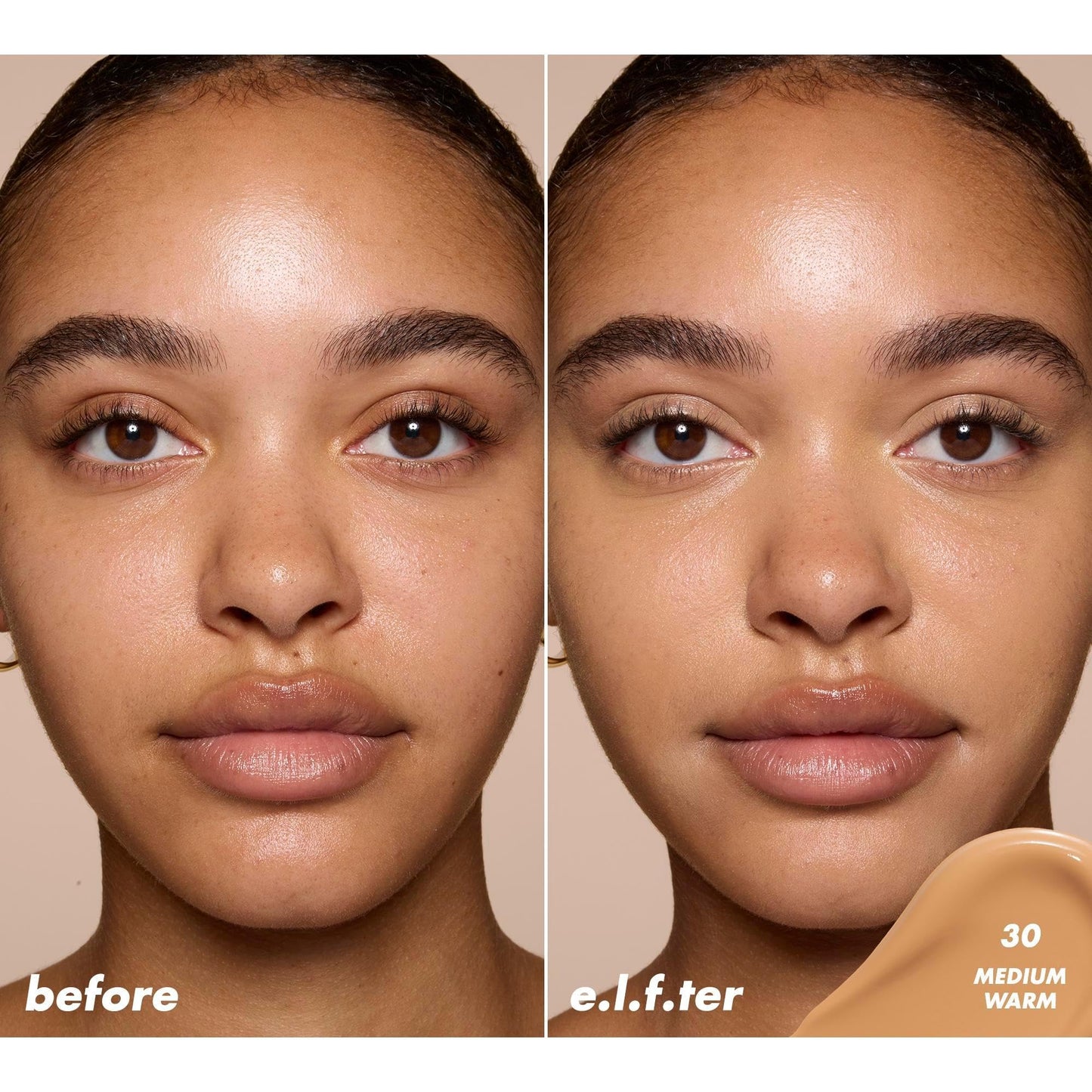 e.l.f. Soft Glam Satin Concealer, Medium Coverage For Blemishes & Under-Eye, Crease-Resistant, Long Lasting, Vegan , 30 Medium Warm Beauty & Personal Care e.l.f.