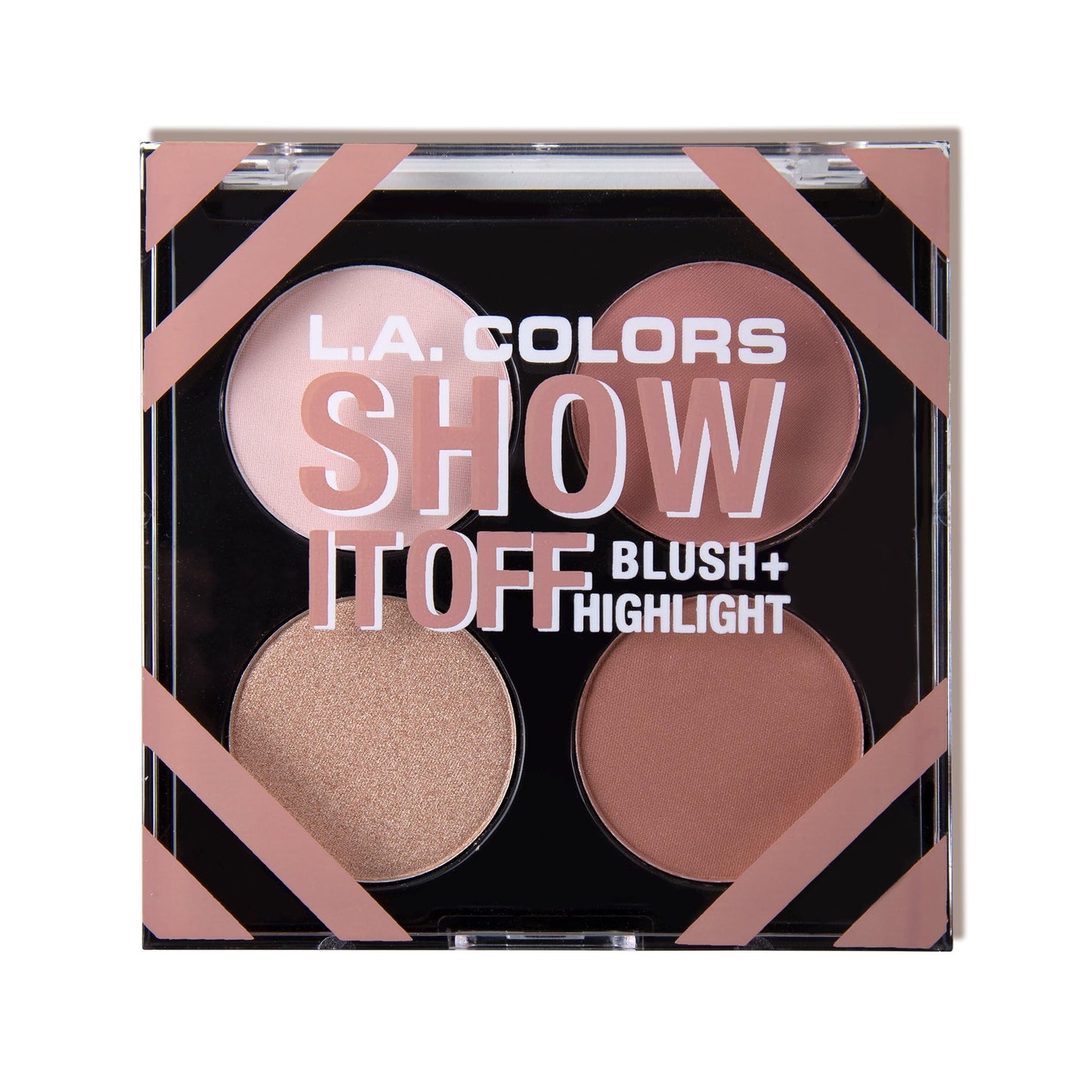 L.A. COLORS Show It Off & Shape It Up Palette, Show it Off Blush & Highlight CFP637 Beauty & Personal Care L.A. COLORS