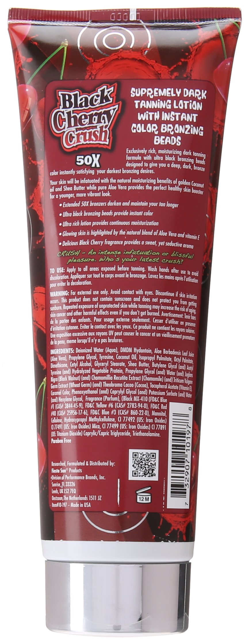Fiesta Sun Black Cherry Crush Dark Tanning Lotion Beauty & Personal Care Fiesta Sun