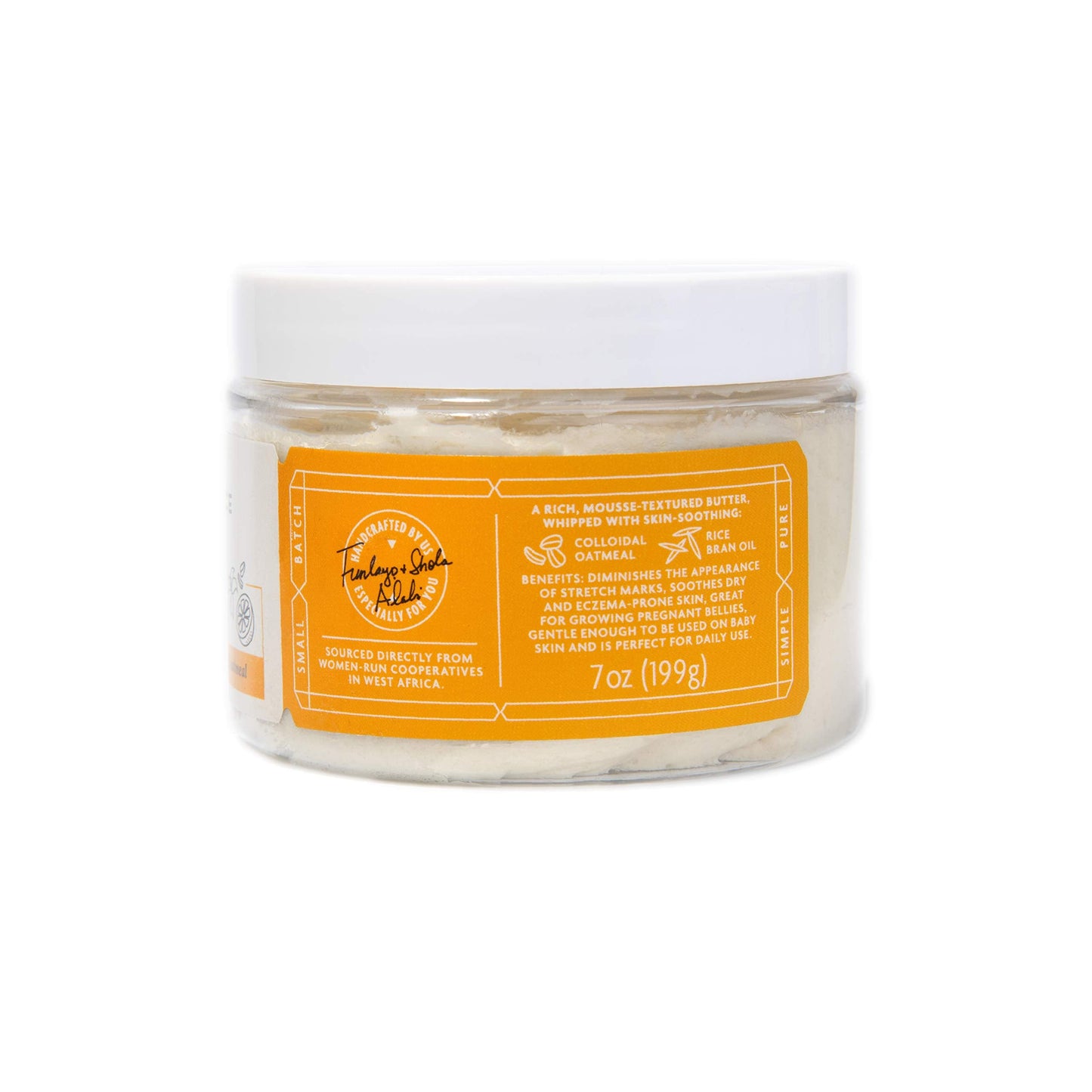 Shea Radiance P.U.R.E. Whipped Shea Butter with Colloidal Oatmeal - Whipped Body Butter Blended with Skin Soothing Oatmeal & Moisturizing Rice Bran Beauty & Personal Care Shea Radiance