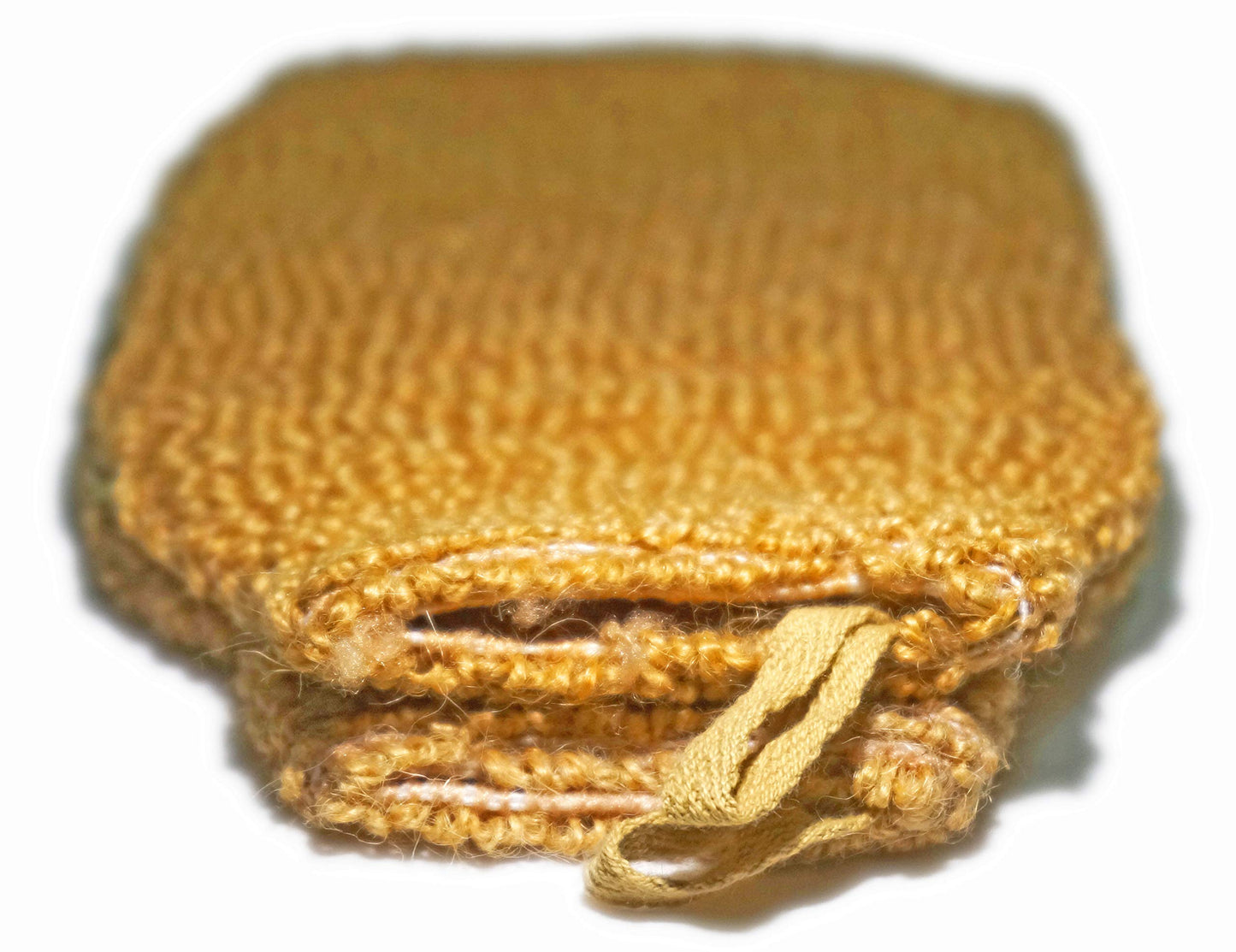 2 Pack (5.1×9.0 inches) Natural Vegetable Fiber Exfoliating Sisal Bath Spa Shower Scrubber Loofah Rub Glove Mitt Mitten - Great for Your Skin Care Beauty & Personal Care JINS-Hung