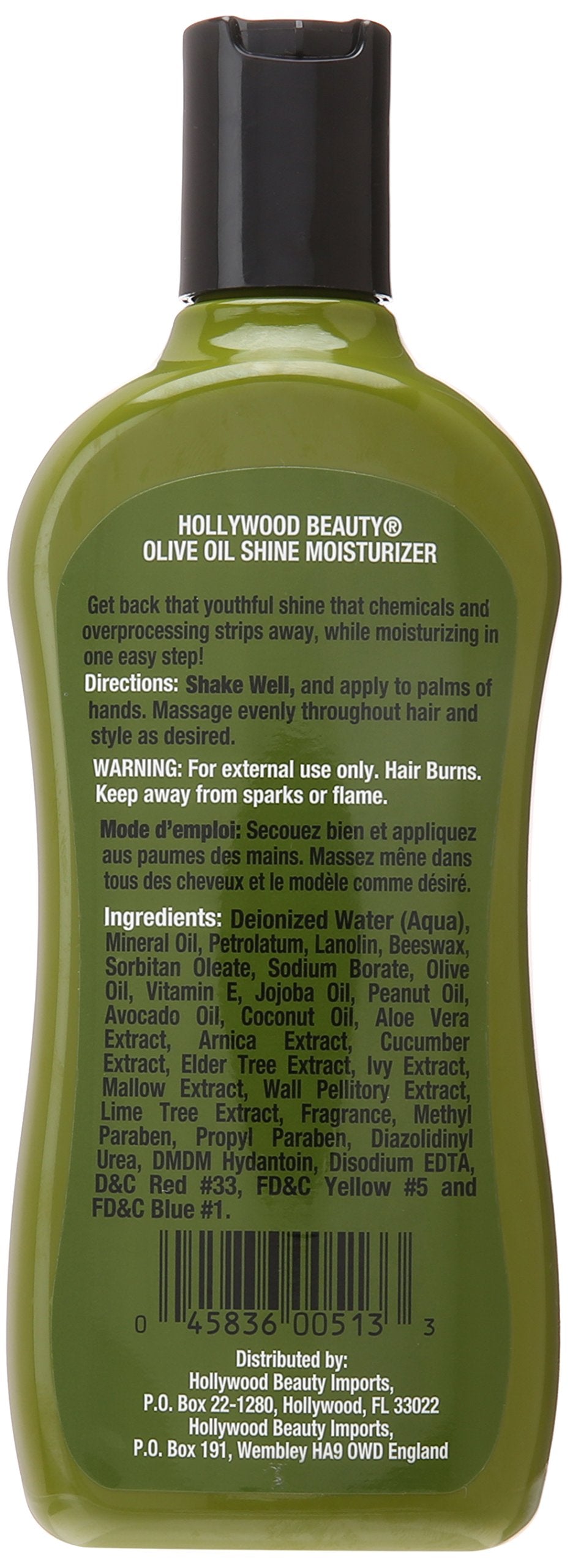 Hollywood Beauty Olive Oil Moist 12 Oz (Pack Of 2) Beauty & Personal Care Hollywood Beauty
