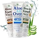Miracle of Aloe 3-pack Assortment, includes 1 ounce tubes each of Miracle Foot Repair, Miracle Hand Repair and Aloe All Over Beauty & Personal Care Miracle of Aloe