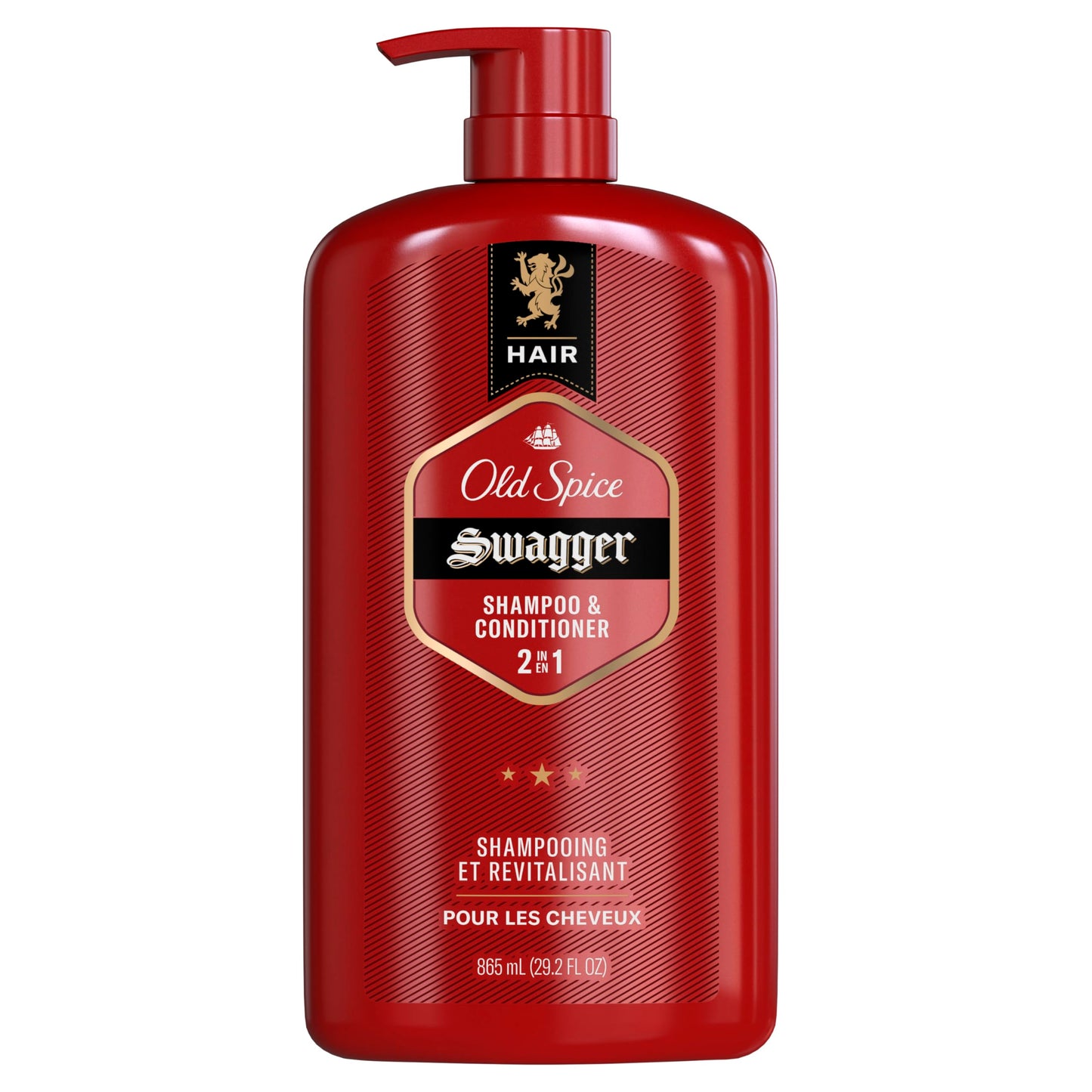 Old Spice Swagger 2-in-1 Shampoo & Conditioner for Men, Cedarwood Lime Scent, Barbershop Quality Hair Care, 29.2 fl oz Each, Twin Pack Beauty & Personal Care Old Spice