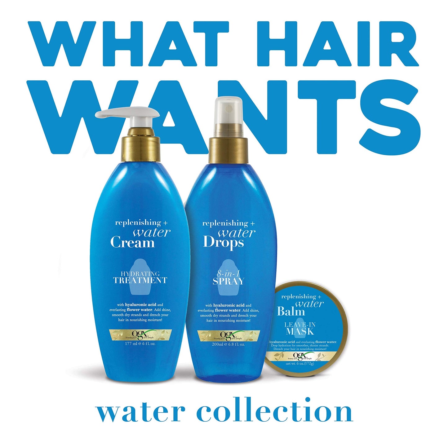 OGX Replenishing + Water Drops 8-in-1 Spray, 6.8 Ounce Beauty & Personal Care OGX