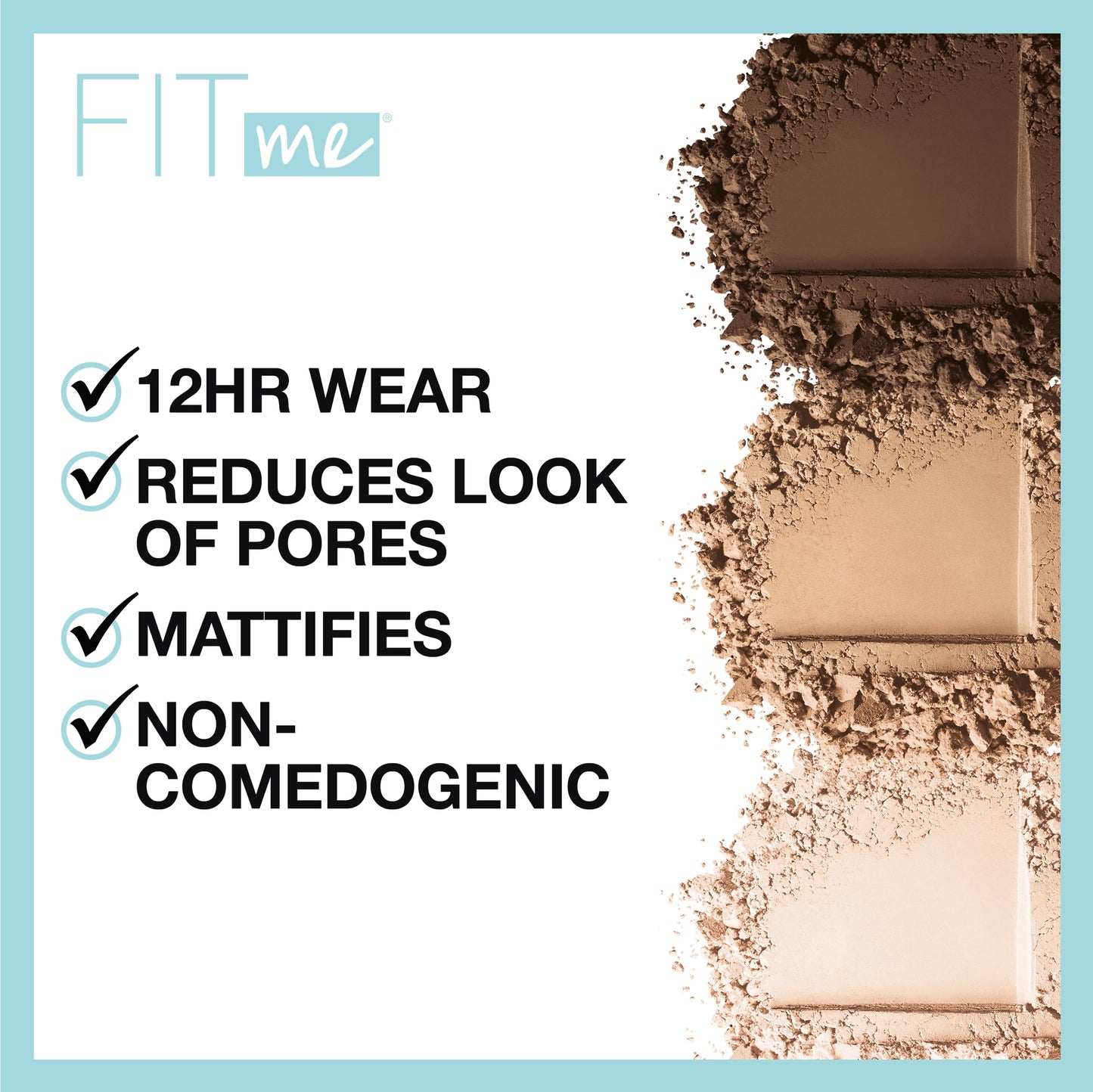 Maybelline Fit Me Matte + Poreless Pressed Face Powder Makeup & Setting Powder, Sun Beige, 1 Count Beauty & Personal Care MAYBELLINE