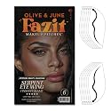 Fazit Makeup Patches - Halloween Serpent Eye Wings - Glow Up Make-Up Patches - Cute Glitter Makeup Accessories for Women - Cosmetic Glitter for Face Beauty & Personal Care Fazit